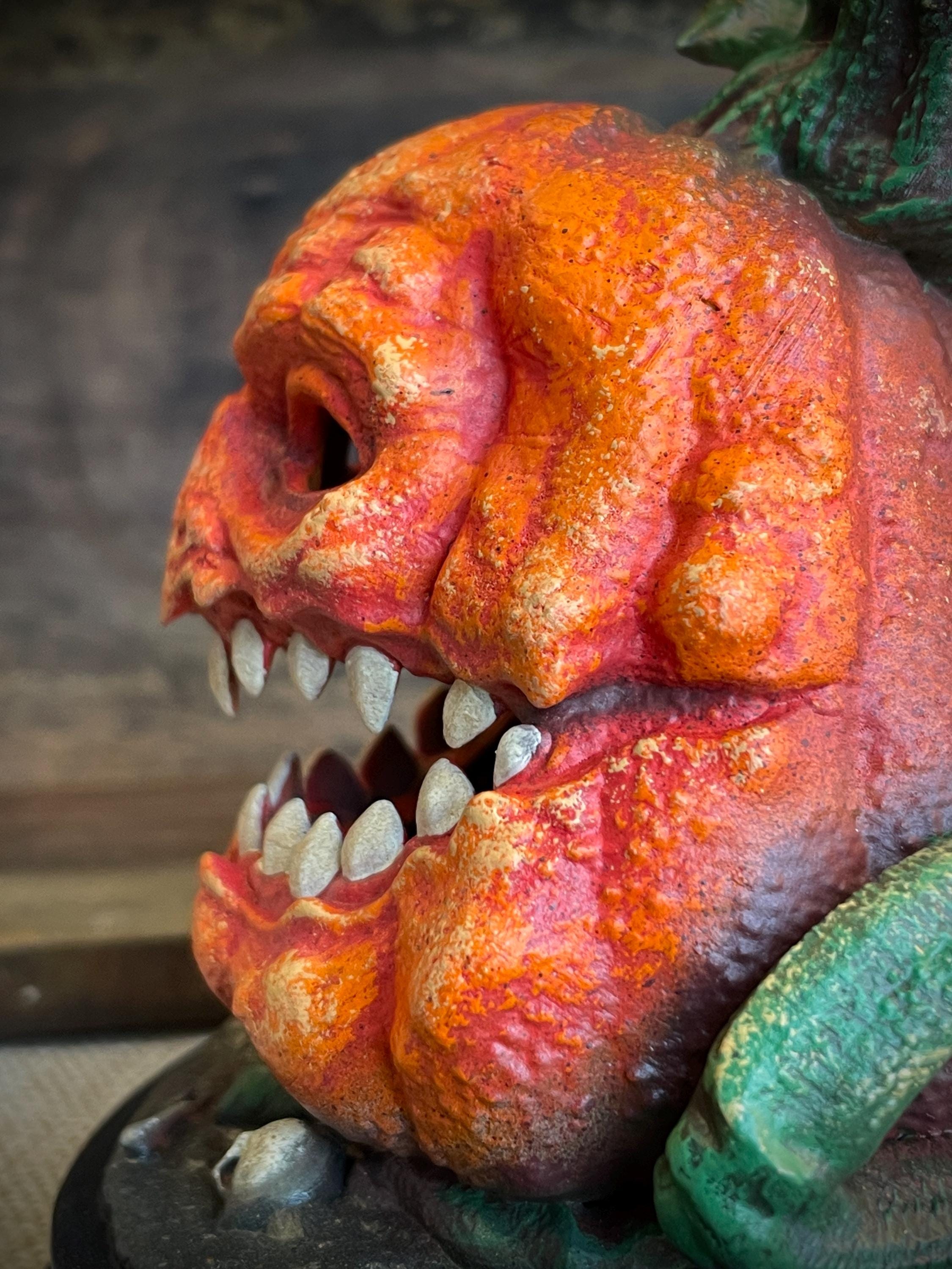 Thornbelly – Hand-Painted Pumpkin Monster Collectible