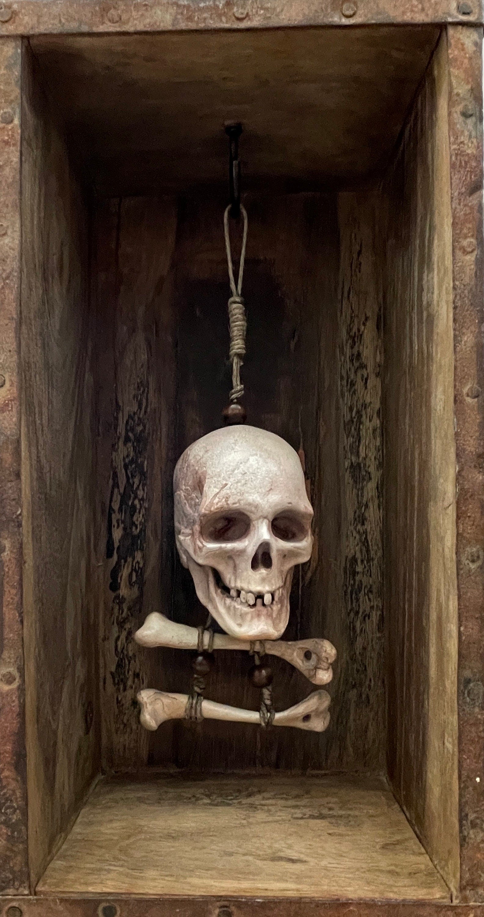 Jolly Roger Skull and Bones Hanging Ornament