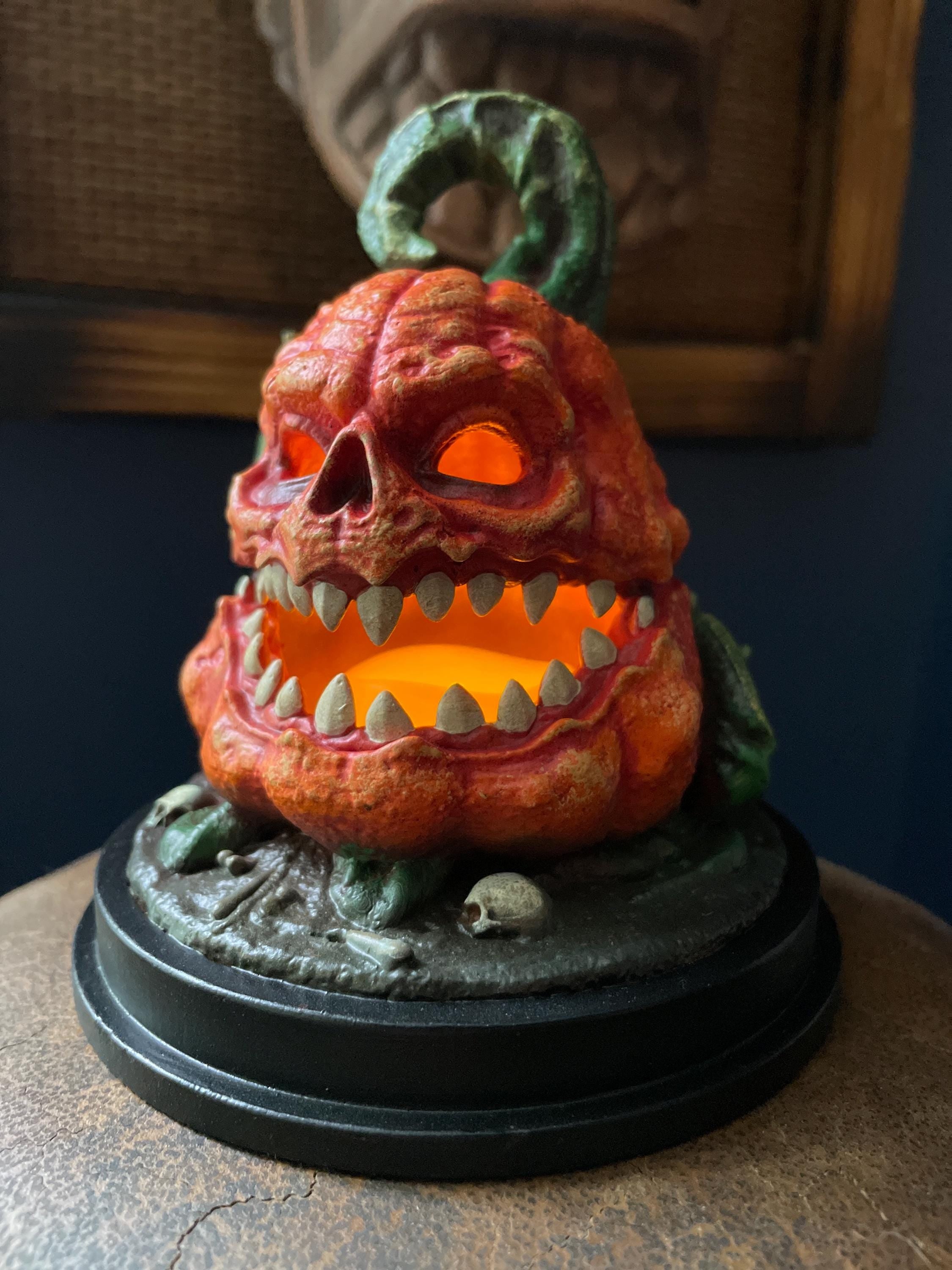 Thornbelly – Hand-Painted Pumpkin Monster Collectible
