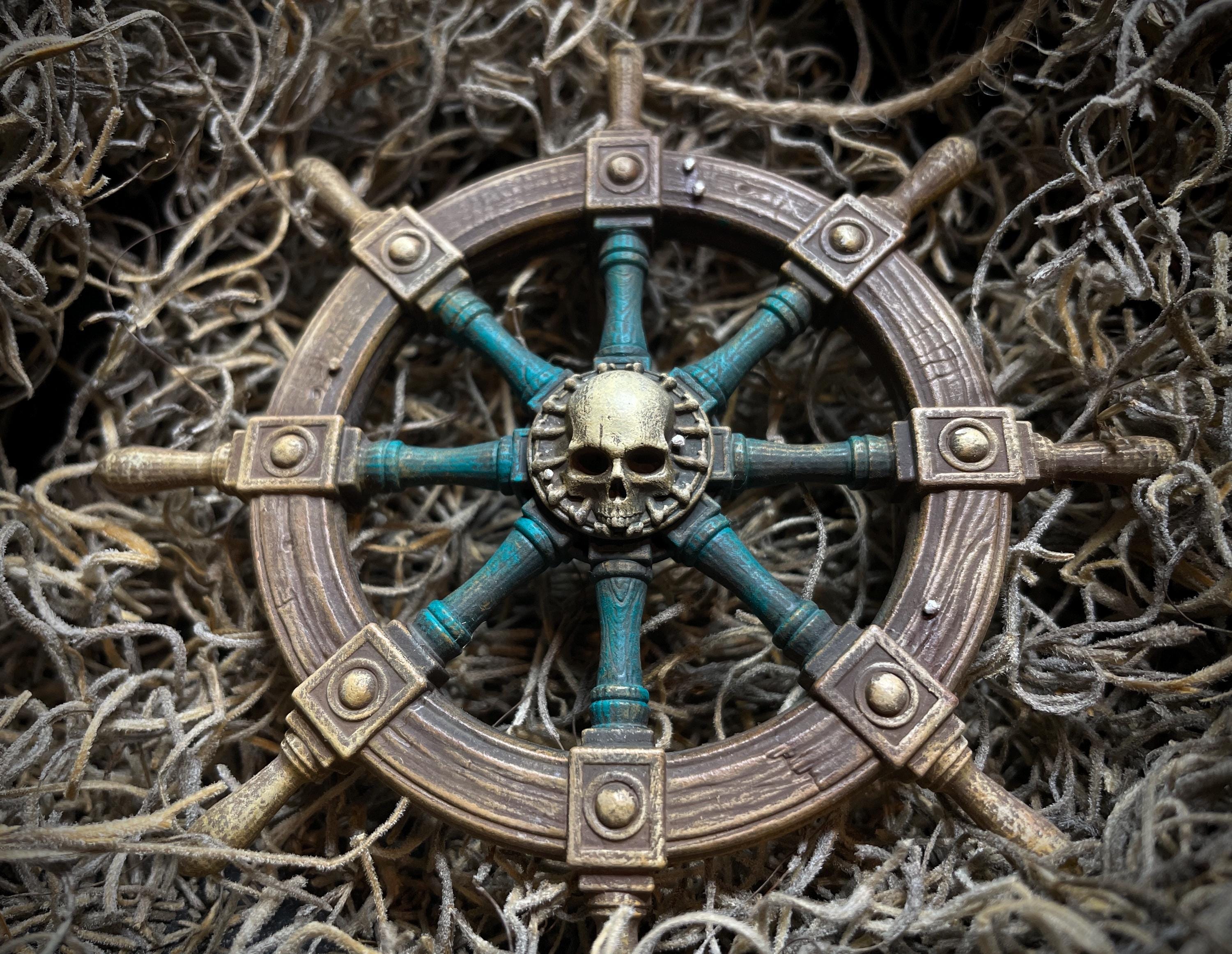 The Captain’s Ruin – Pirate Shipwreck Helm Ornament