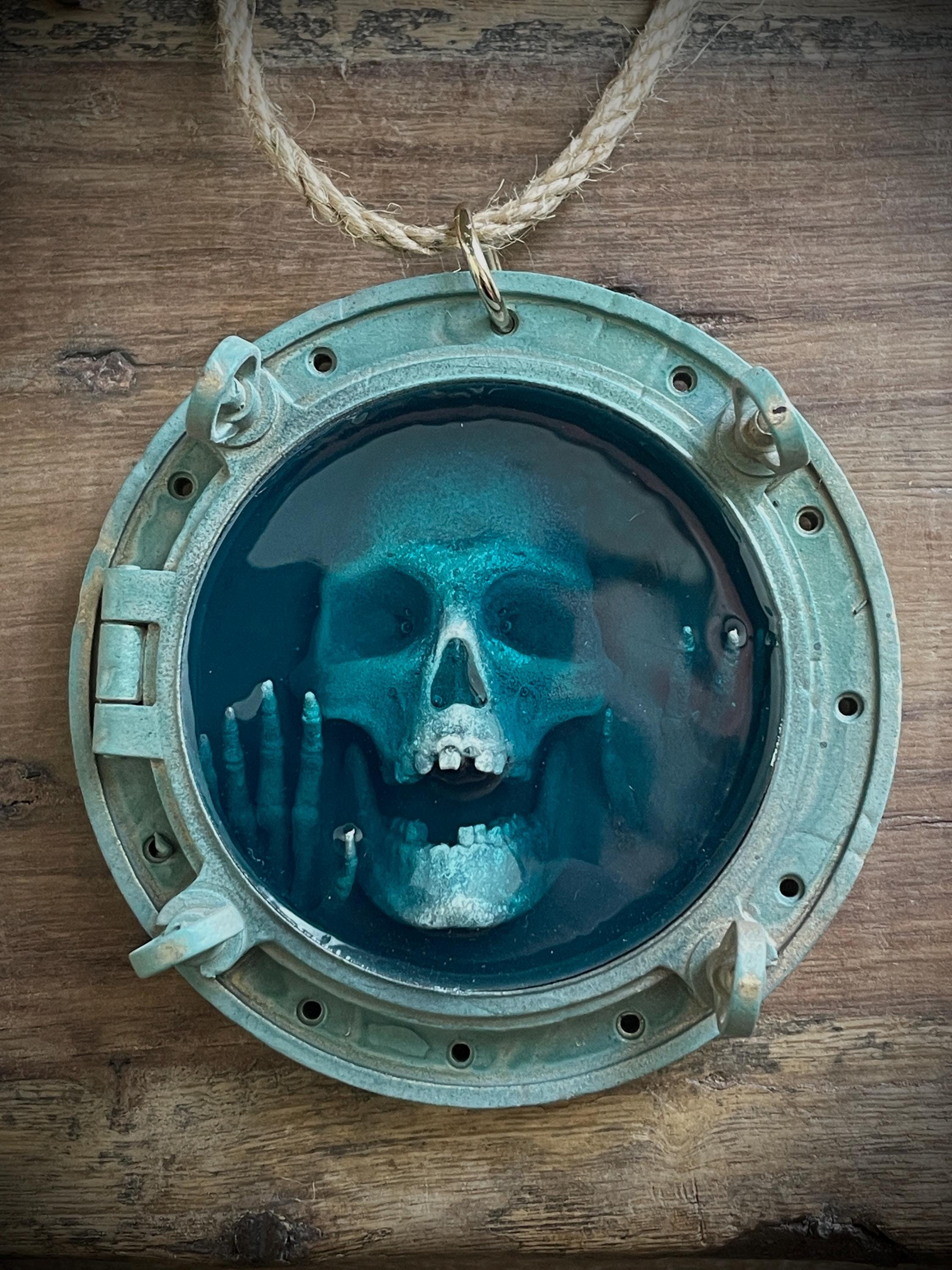 Ghost Ship Porthole Ornament