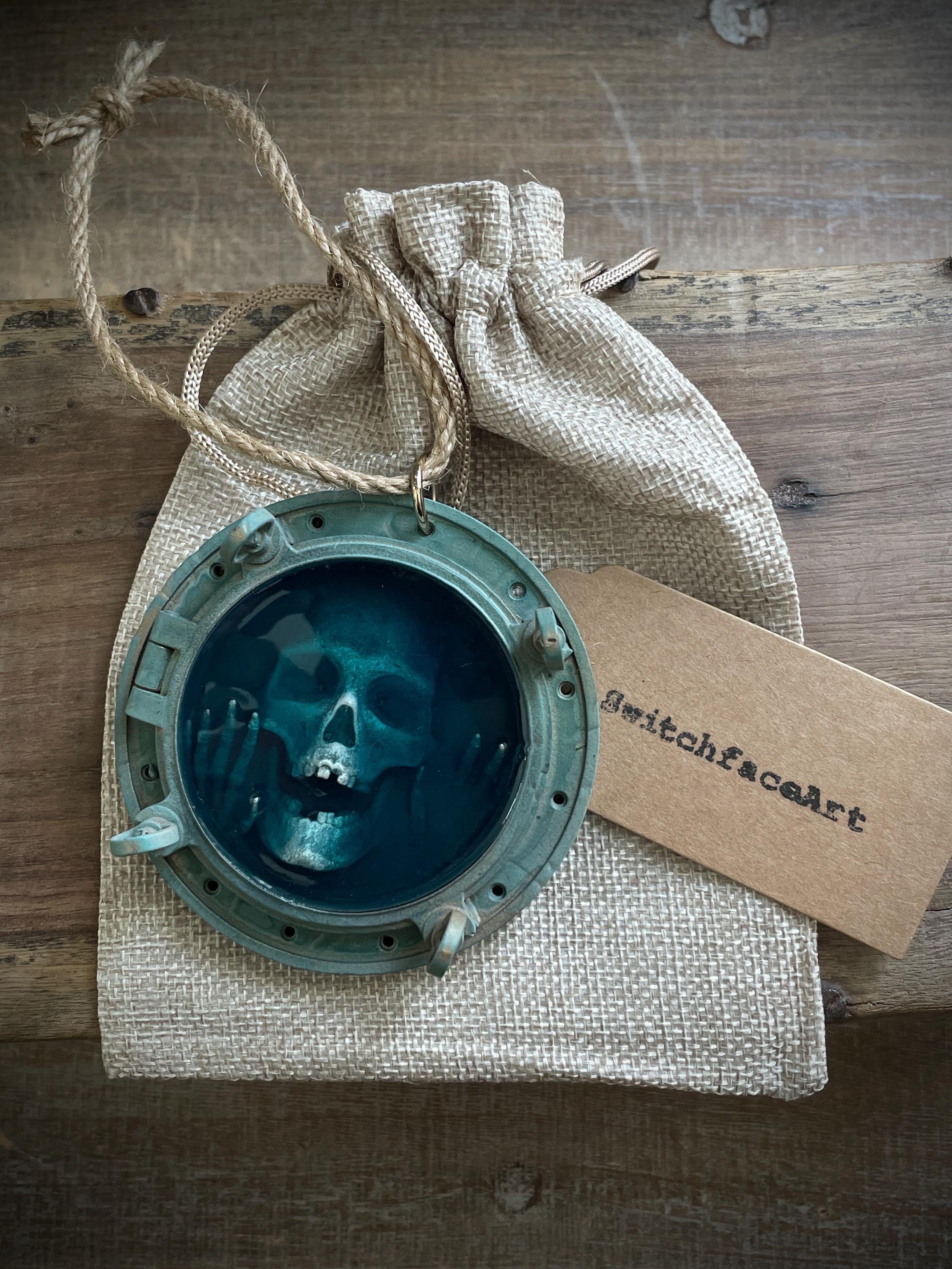 Ghost Ship Porthole Ornament