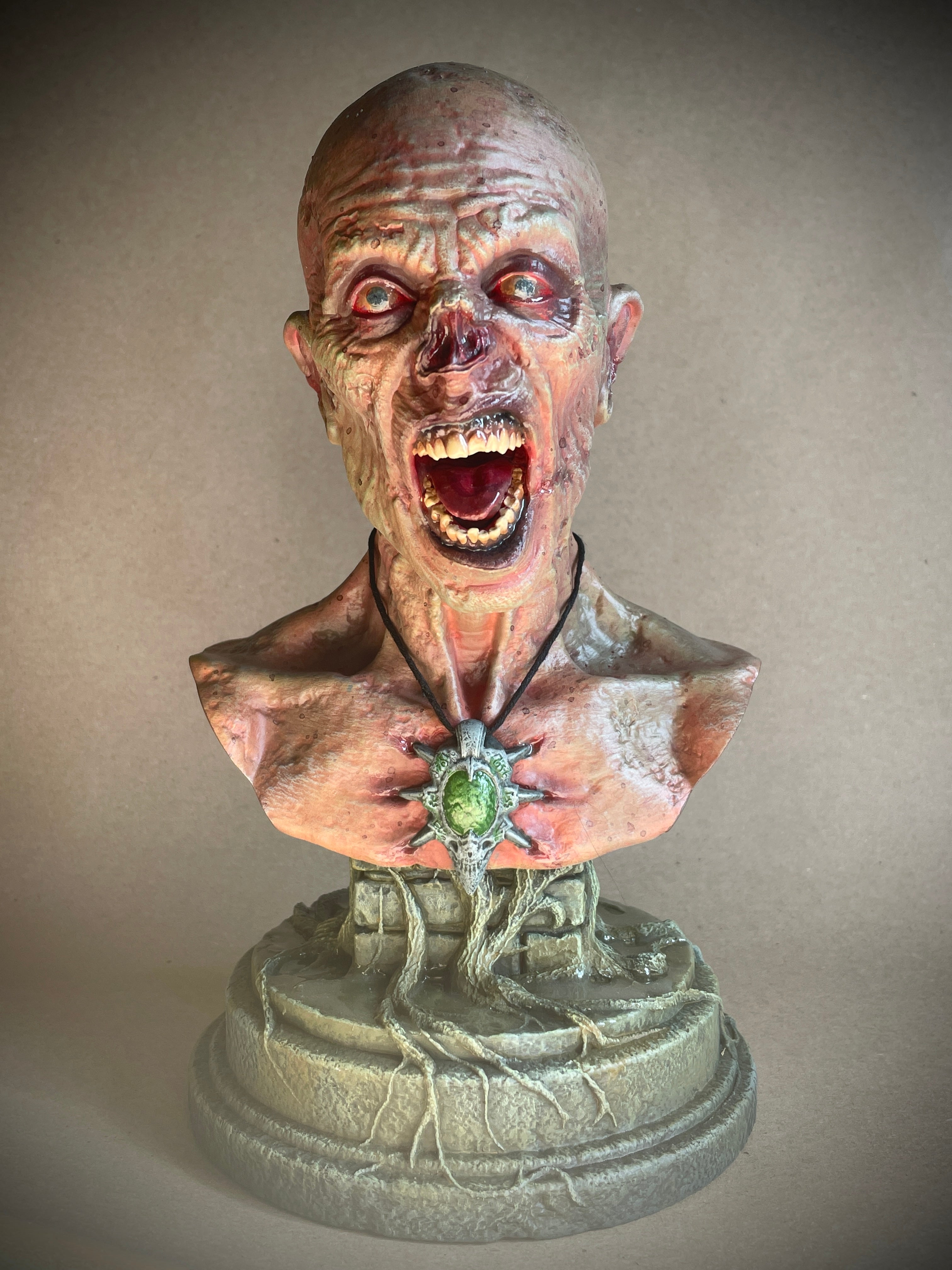 Zombie Minion of Kalu – Dark Temple Resin Bust