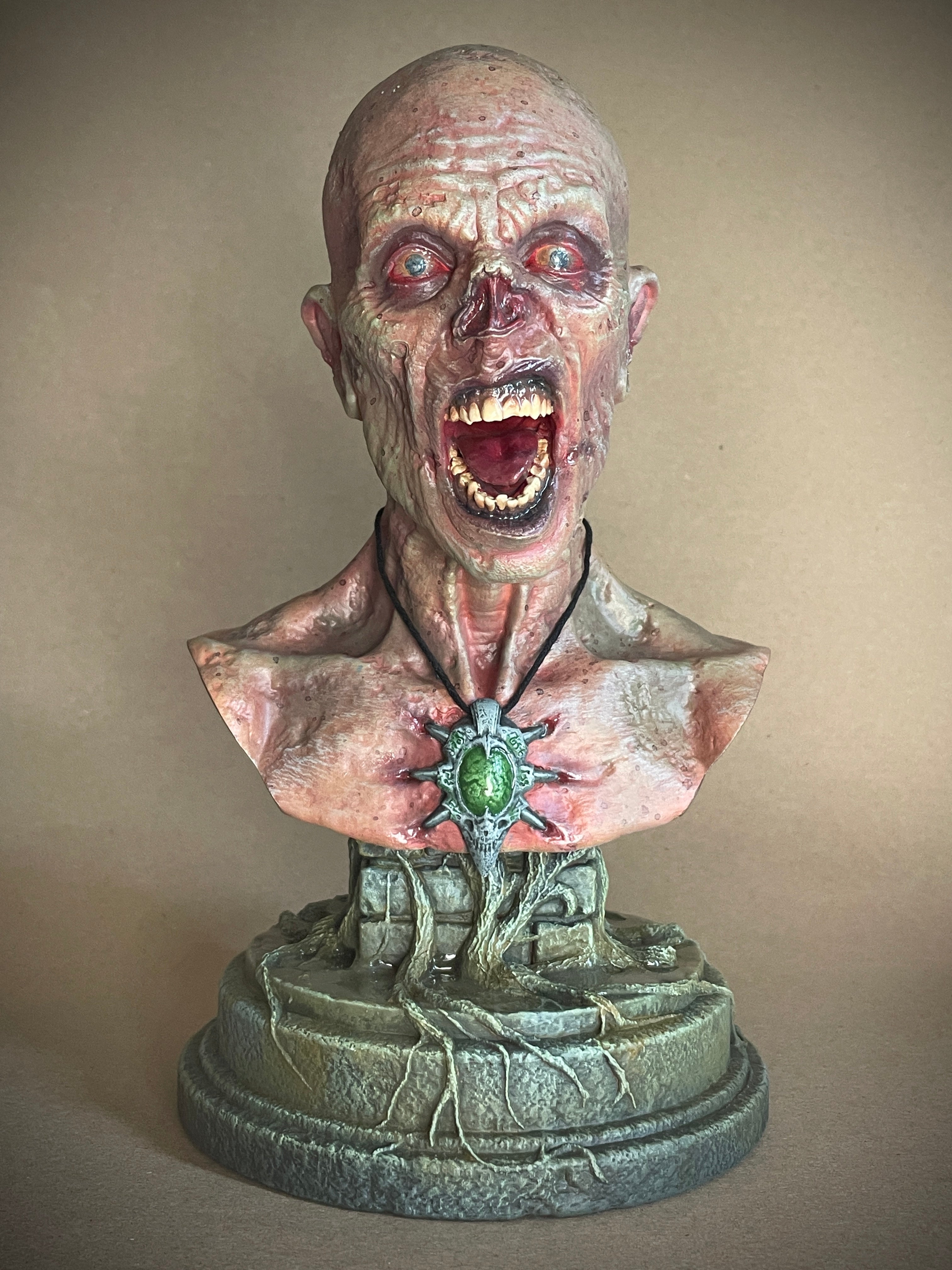 Zombie Minion of Kalu – Dark Temple Resin Bust