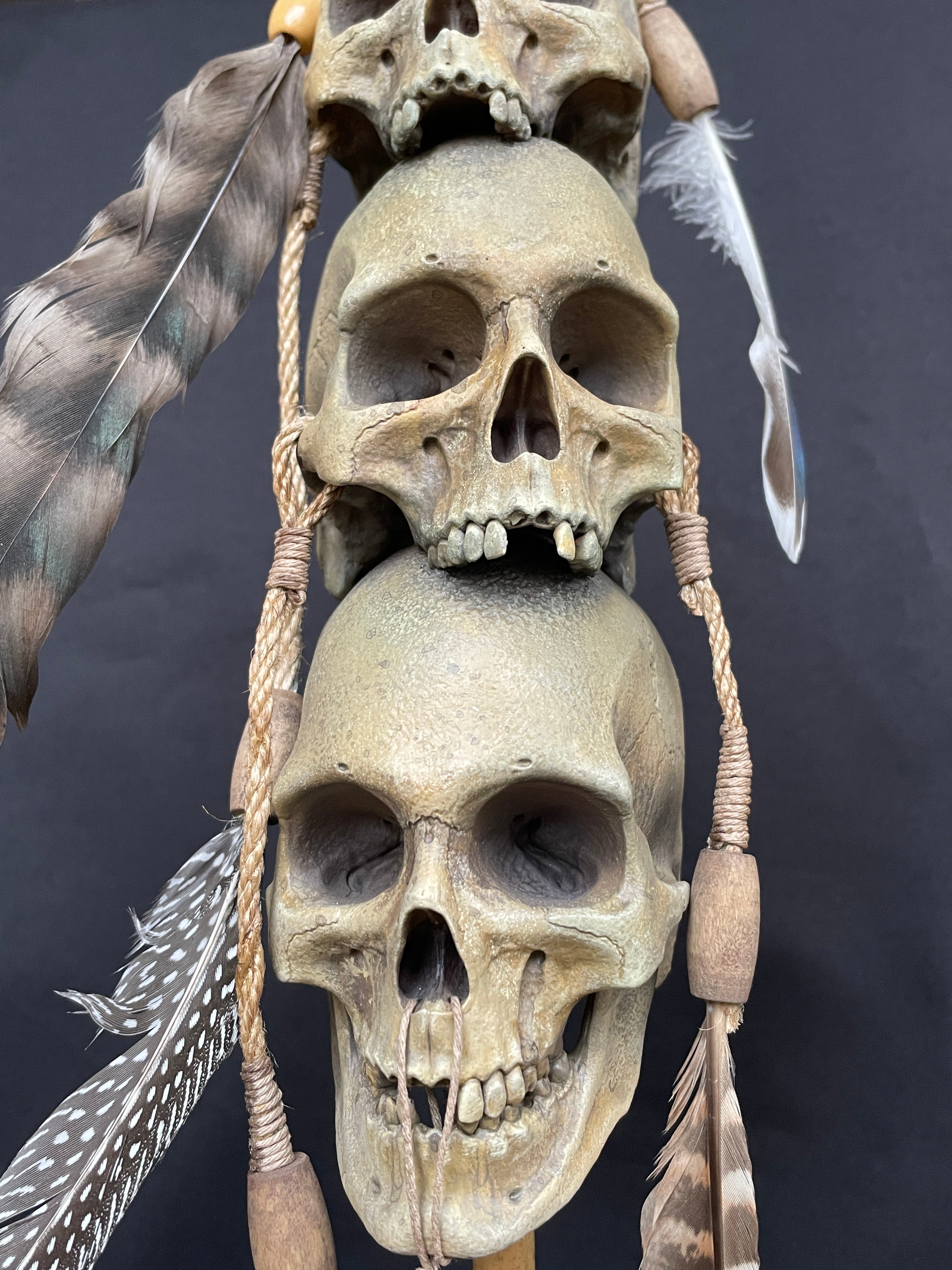 Headhunter Trophy Stacked Skulls Replica 1/2 Scale