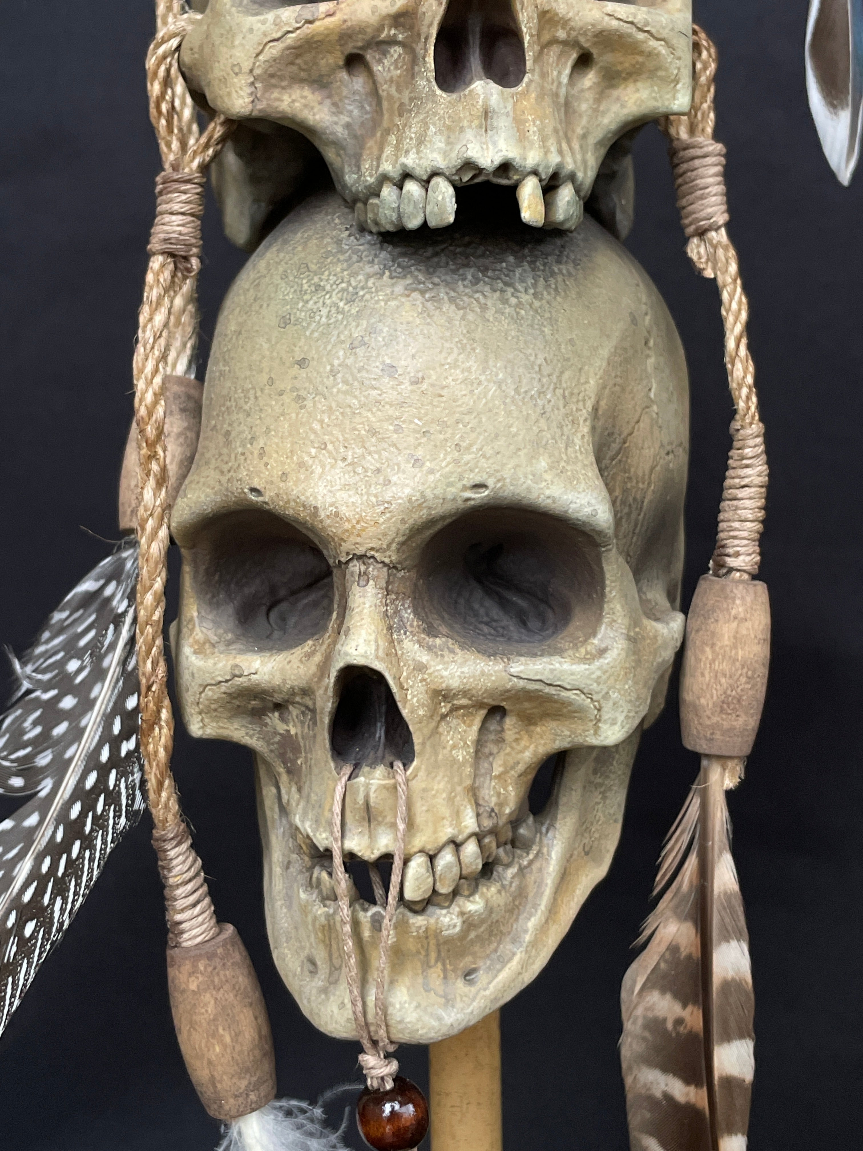 Headhunter Trophy Stacked Skulls Replica 1/2 Scale