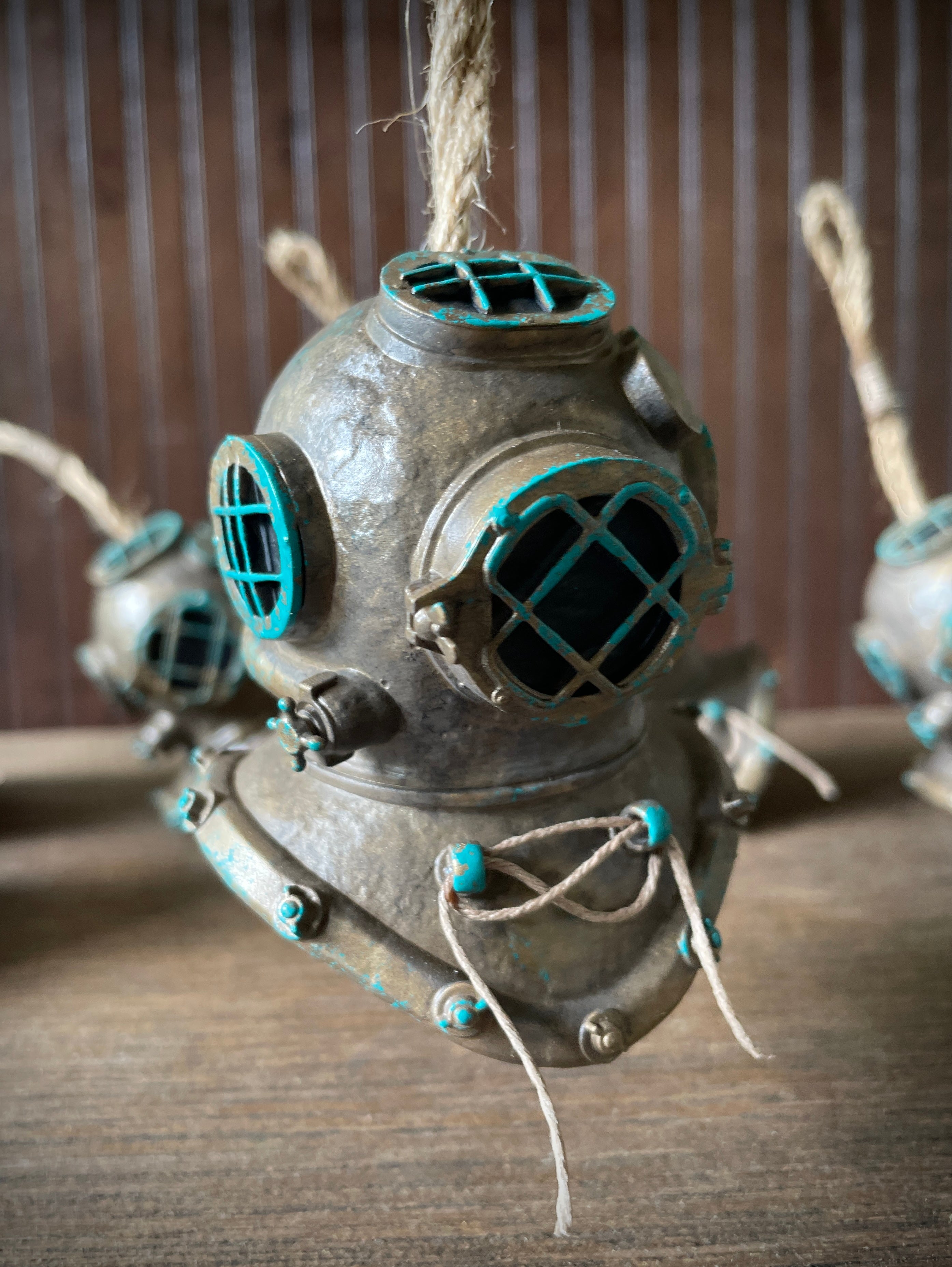 Ancient U.S. Divers Helmet Ornament