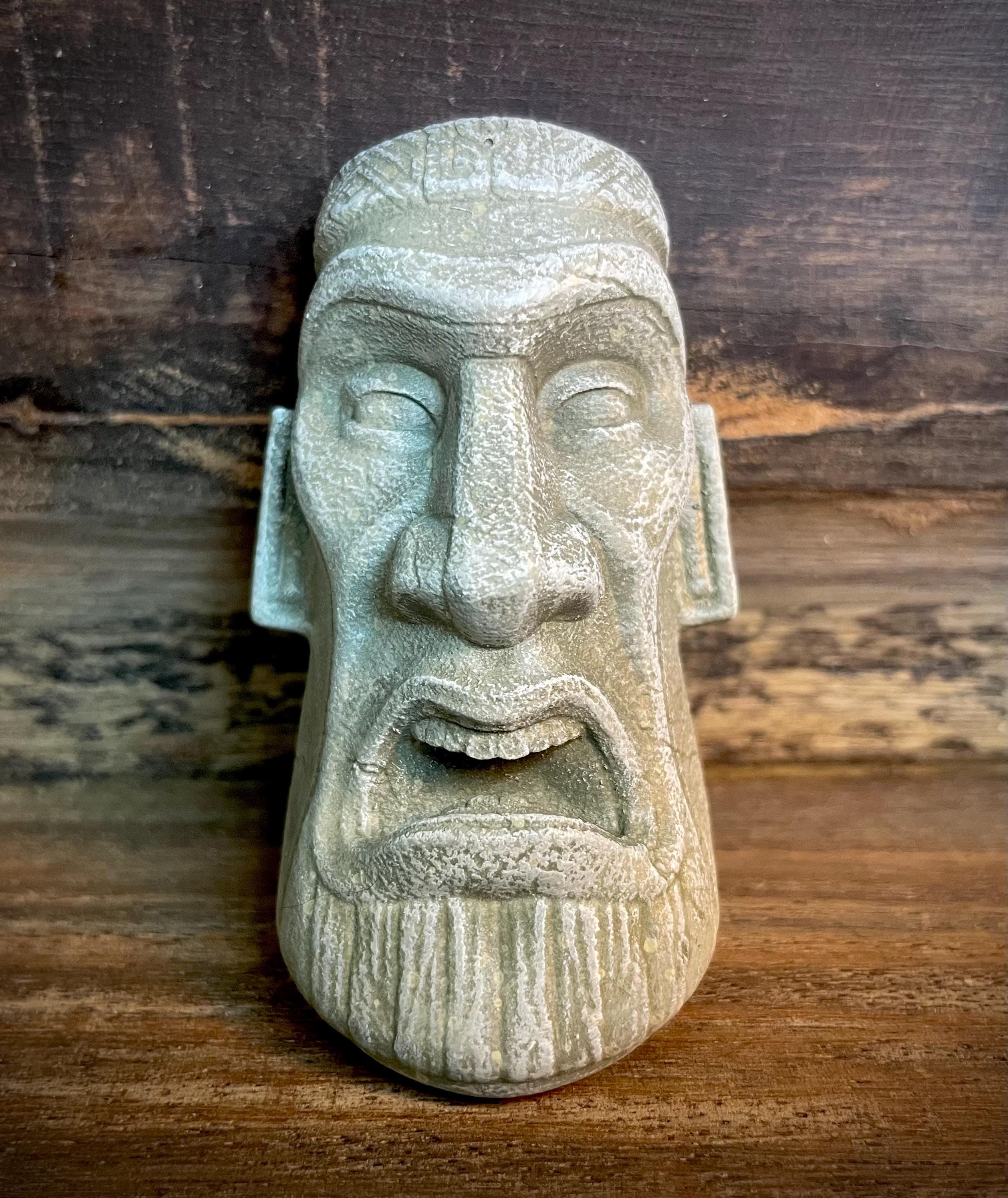 Good Luck Tiki Moai Magnet