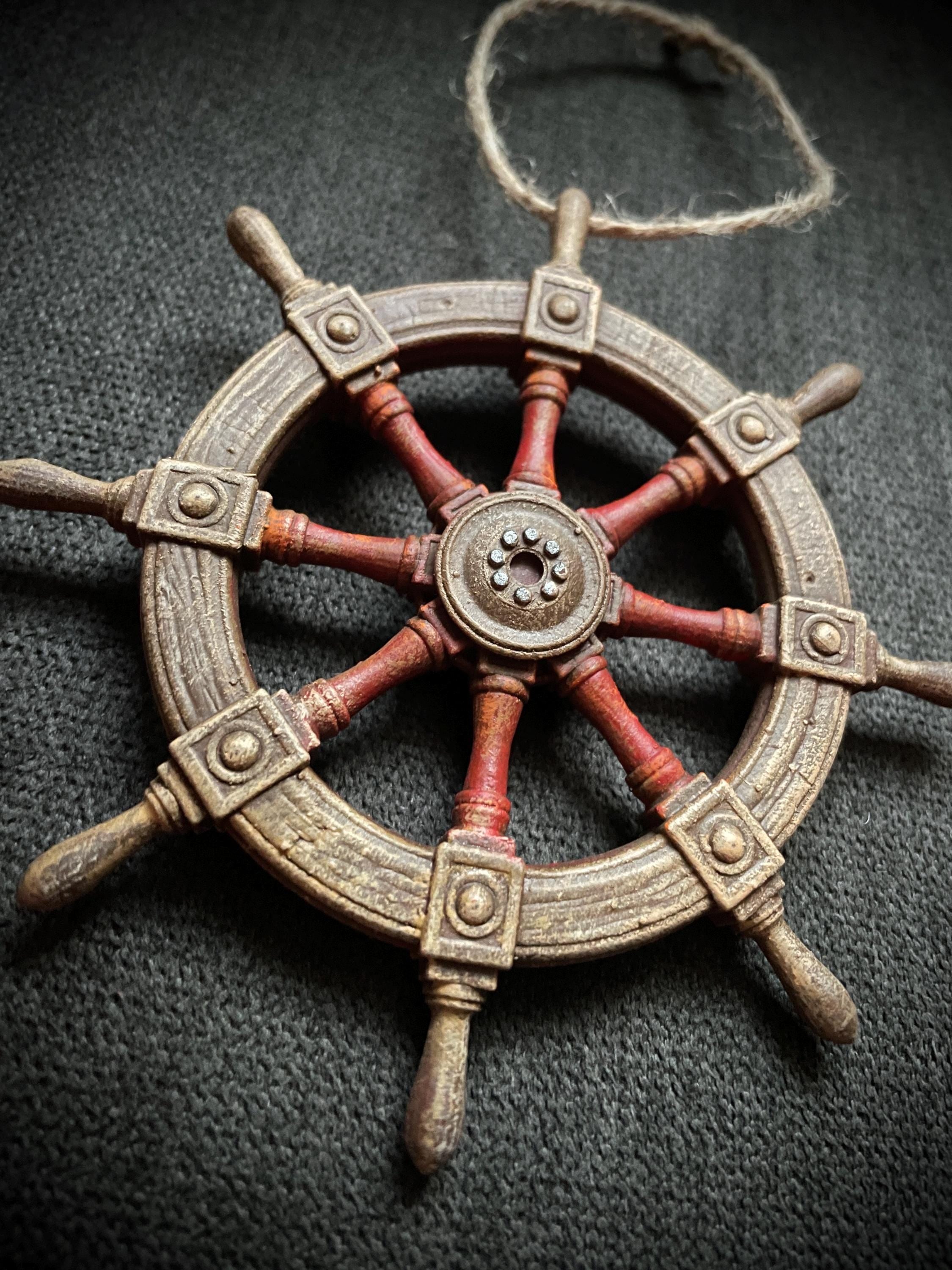 The Captain’s Ruin – Pirate Shipwreck Helm Ornament