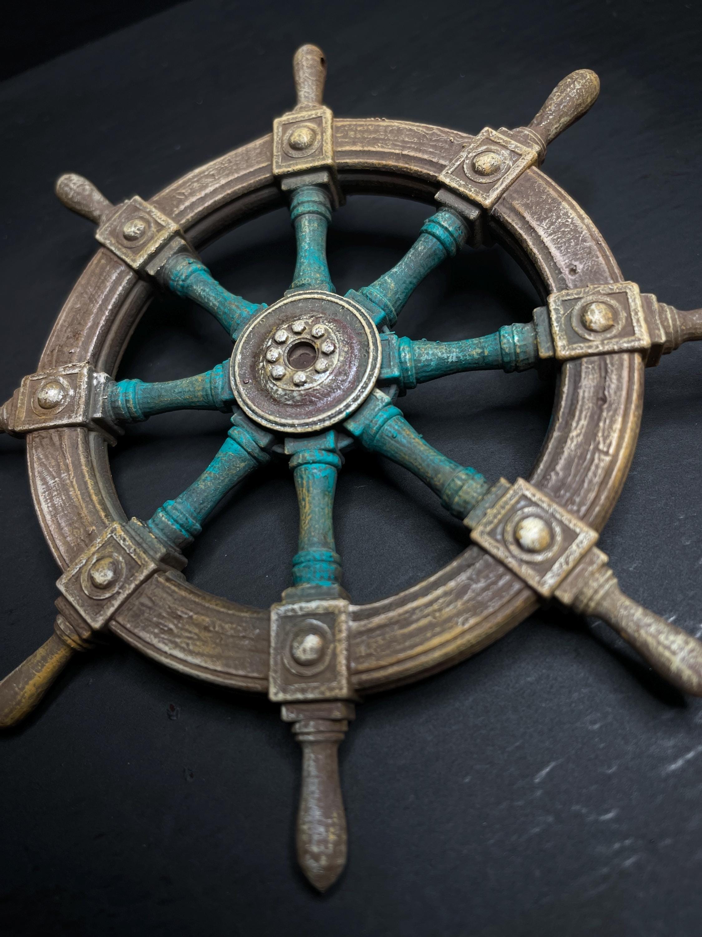 The Captain’s Ruin – Pirate Shipwreck Helm Ornament