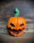 Handmade Resin Pumpkin Magnet: Spooky Halloween Decor