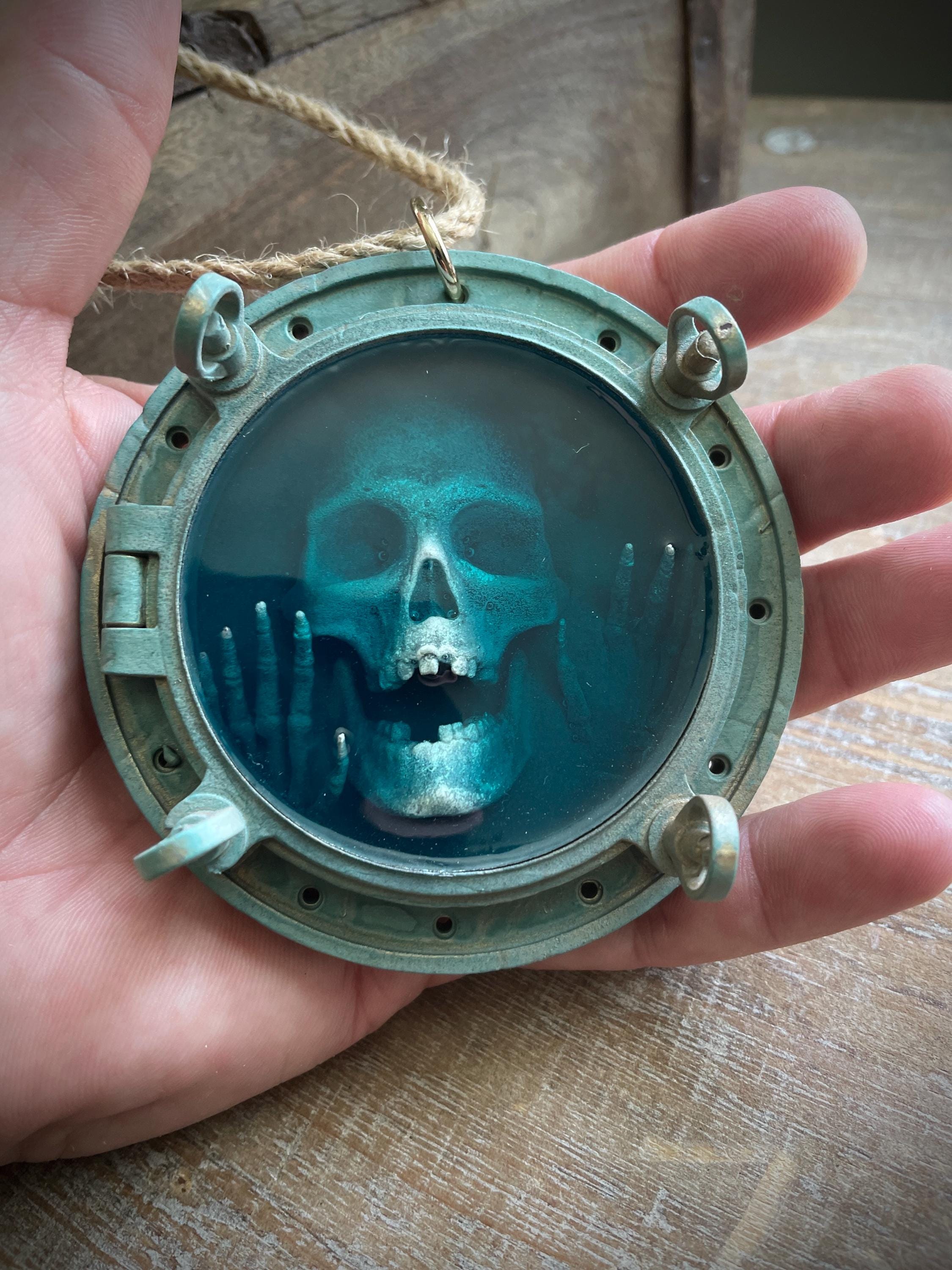 Ghost Ship Porthole Ornament