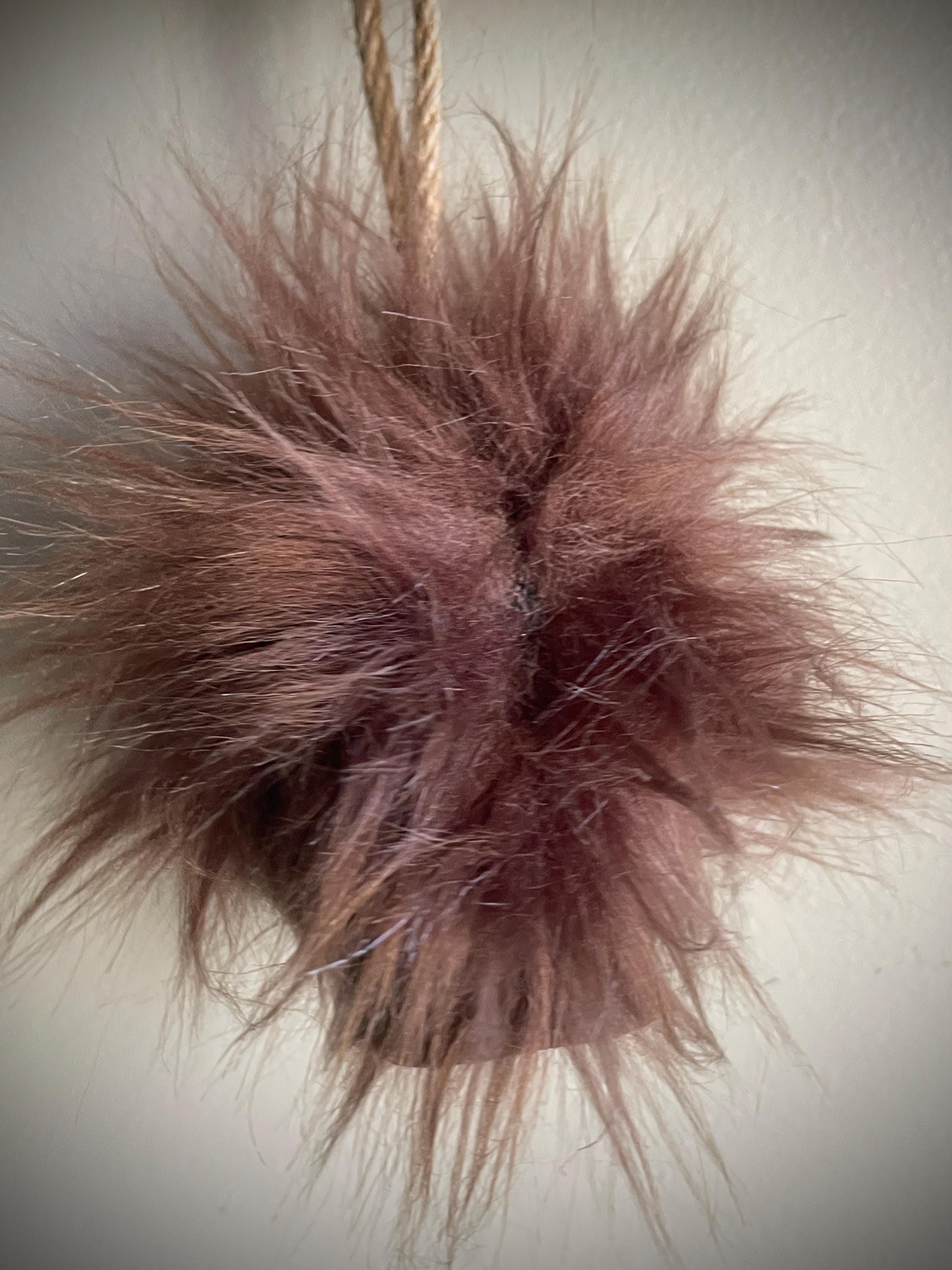 Miniature male Shrunken Head Tsansa Ornament